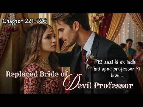 Replaced Bride of Devil Professor 221-226 | College Love dark story | Forced Marriage