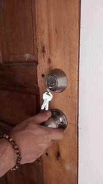 HOW TO INSTALL DOUBLE CYLINDER DOOR LOCK #deadbolt #doorlock #diy
