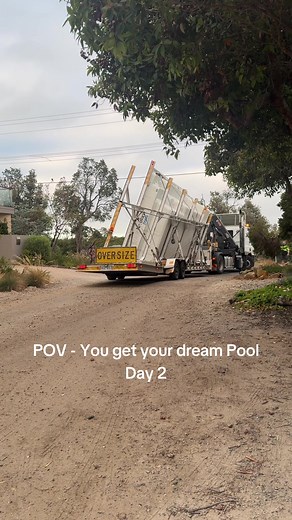 Exciting Day 2 of Our Backyard Pool Installation