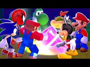 Super Mario 3D World (All Characters) - Full Game Walkthrough