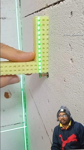 Best Way to Install Beacons! Fast & Accurate with Laser + Screws 🔴📐 #tools #diy #woodworking