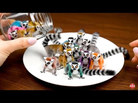 Colorful Exotic Animals in a Jar | ASMR Fantasy Compilation