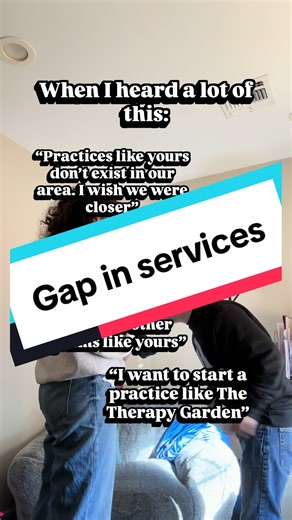 When you see a gap. Fill it. I saw how needed services were for my adult clients with intellectual and developmental disabilities. Finding a provider to work with this population can be a needle in a haystack and ones who do it by giving their clients the dignity, patience and kindness they deserve can be even less. I saw a problem in our community and I fixed out. Turns out people want to create what we have at The Therapy Garden but there isn’t a roadmap…until now! Interested in learning more?