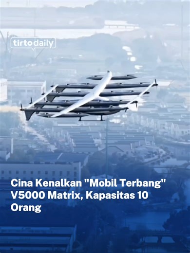 Produsen kendaraan Electric Vertical Take-Off and Landing (eVTOL) asal Cina, AutoFlight, resmi memperkenalkan V5000 Matrix, eVTOL kelas 5 ton pertama di dunia yang mampu mengangkut hingga 10 penumpang. Kendaraan ini baru menyelesaikan penerbangan demonstrasi di Kunshan, Provinsi Jiangsu, Cina Timur. Berbeda dengan model eVTOL umum yang biasanya bisa mengangkut 4-6 penumpang, V5000 Matrix dirancang dengan berat lepas landas 5,7 ton dan kabin yang lebih luas untuk penumpang maupun kargo tonase bes