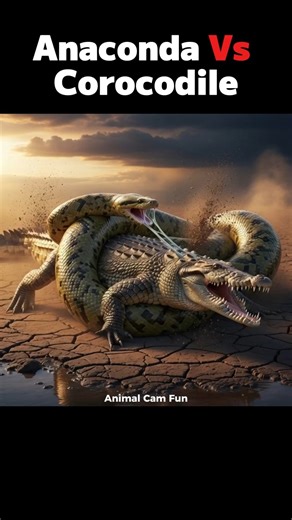 Anaconda Vs Crocodile | Deadly Coils