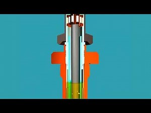 TeraSpin | Animation of oil circulation inside the spindle bolster