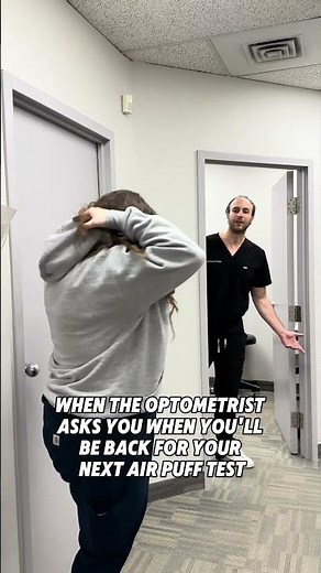 We know the air puff test can be a little uncomfortable,