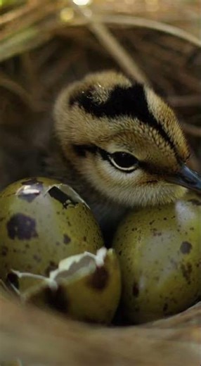 Common Snipe Bird Nest Hidden Home in the Wetlands