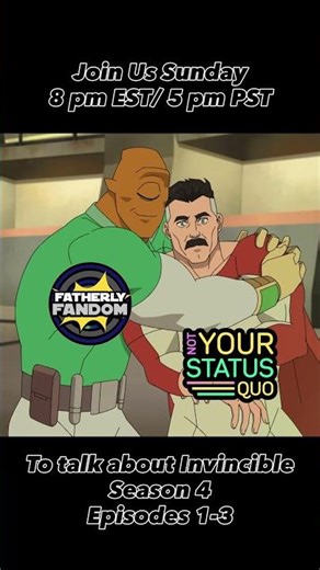 Invincible S4 Premiere LIVE Review this Sunday! 🔥Join Us💥