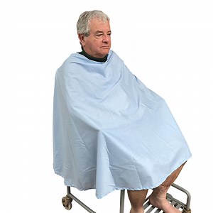 Shower Chair Cape - For patient dignity in a care facility