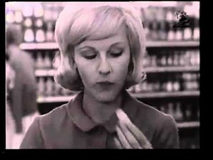 Laura Scudder's Corn Chips commercial (1965) - narration-free ad following a woman doing her grocery shopping while munching on chips