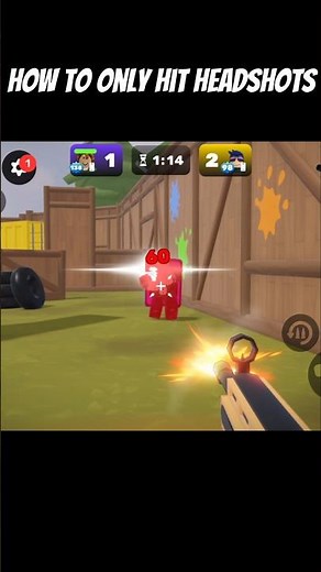 how to hit Only headshots🙃 #rivals #roblox #troll #funny