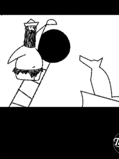 Caveman's Struggle Against The Dark Moon