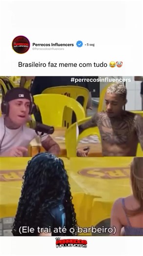 Perrecos dos influencers on Instagram: "Eu no 4 é par ouvindo meu amigo mentir pras minas sendo que ele não é fiel nem com o barbeiro dele 😂 #fy #viral #humor #explorar"