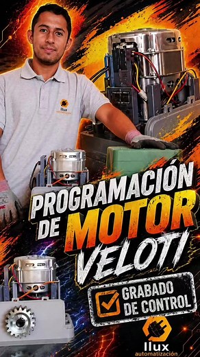 Cómo grabar un control en motor Veloti (portón automático)
