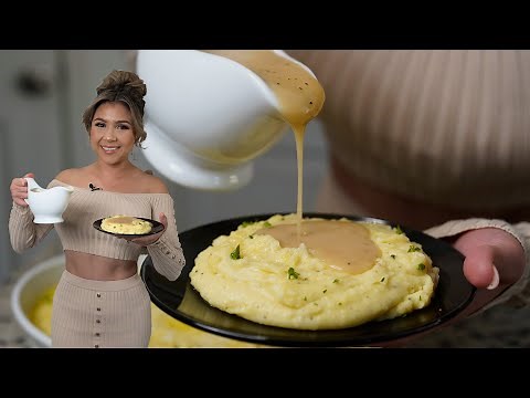 The Perfect CREAMY MASHED POTATOES & HOMEMADE GRAVY You Must Have at Your Dinner Table! INSTANT POT