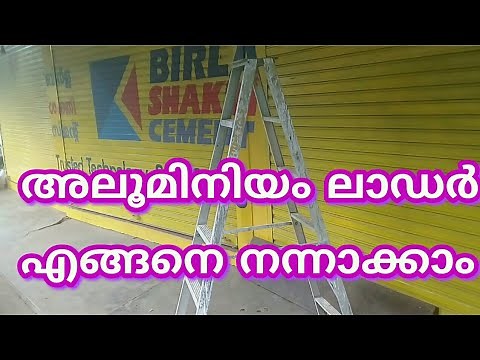how to repair aluminium step ladder