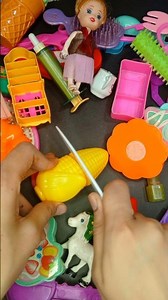Satisfying with unboxing and review Miniature kitchen set toys #toys #viral #pinkkitchenset