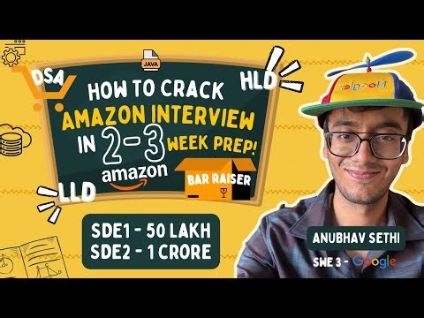Crack Amazon Interview 🔥 (SDE1 & SDE2)| Roadmap for DSA, LLD, HLD & Leadership Principles 🚀