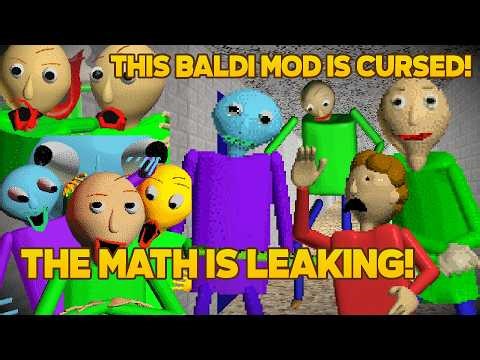 Baldi's Basics In THE MATH IS LEAKING?! This Baldi Mod is CHAOS!!! [Baldi's Basics Mod]