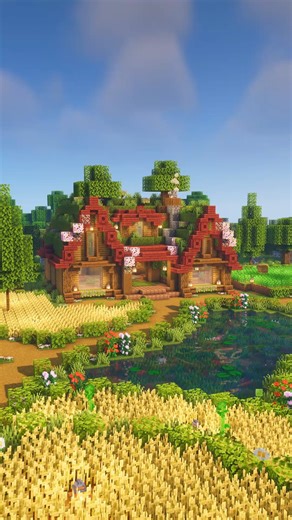 Arichoo on Instagram: "Full Tutorial on my YouTube channel ArichooTutorials! 🌿 Java 1.21.5 🌅 BSL Shader (edited) 🛠️ Mods: Sodium, Iris, Replay Mod, Continuity (Fabric) #minecraftaesthetic #minecraftreels #minecraftbuild #minecraftcottagecore #cottagecoreaesthetics #minecrafttutorial"