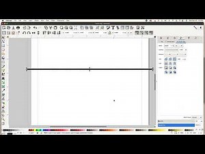 How to draw lines in Inkscape.