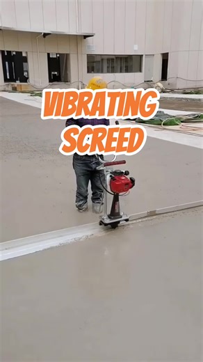 Vibrating Screed for Effective Construction Projects