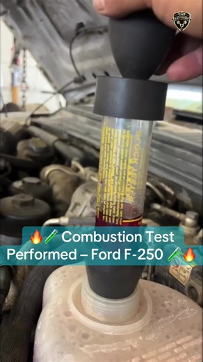 TAT Express Inc. | During inspection on this Ford F-250, our specialist tech performed a combustion (block) test to check for combustion gases entering the... | Instagram