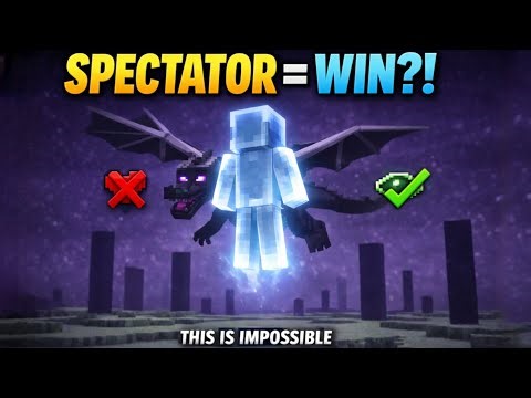 Can you beat minecraft in spectator mode