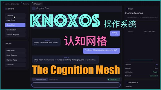 KnoxOS操作系统：认知网格 - The Cognition Mesh
