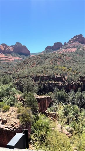 Cruising through Sedona feels like driving through another planet—those red rocks, endless skies, and every turn somehow better than the last. One of my favourite places to visit! #sedona #arizona #roadtrip #travel #views