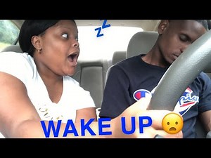 Falling Asleep While Driving Prank 😂😦
