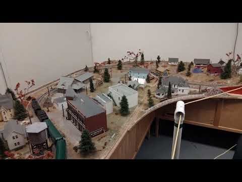 Classic A.C. Gilbert American Flyer Layout