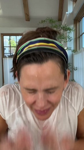 Happy 15th Anniversary, @Neutrogena! To celebrate and look back on my first splash I went straight for chaos and grandma wet t-shirt contest vibes. Want to give it a try? Make a mess! Have fun! Just please don’t be so good that you toss me out of a job that I love! #MakeASplash #NeutrogenaAmbassador