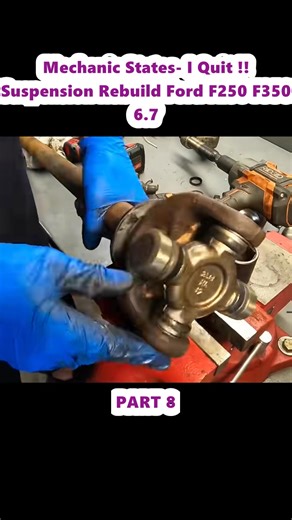 Mechanic States- I Quit !! Suspension Rebuild Ford F250 F350 6.7 | RainmanRays Repairs