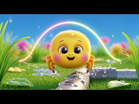 Itsy Bitsy Spider Builds a Web After the Rain | Fun Kids Song 🕷️🌧️