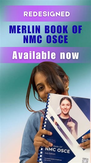Mentor Merlin on Instagram: "📘✨ Introducing the Updated Merlin Book of NMC OSCE – Redesigned for 2025 Success! ✅ Covers every station clearly ✅ Aligned with latest NMC guidelines ✅ Built for your success 🛒 Grab your copy today and start preparing the smart way! ☎️ +44 20 4520 5731 🌐 www.mentormerlin.com #nursesofinstagram #nurses #nmcosce #nhs #nhsstaff #nmchealthcare #nursing #uknurses #nmcgroup #cbt #nmcregistered #nmcoscepreparations"