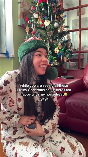 Excited Horse Treat Gift for Christmas