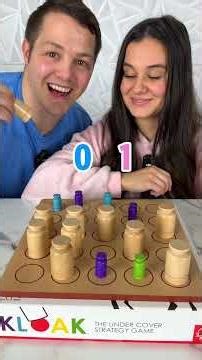 Kloak undercover strategy game! Reveal 3 in a row to score! #boardgames #games #couple