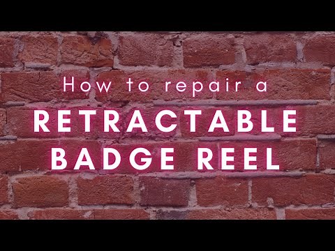 How to Repair a Retractable Badge Reel 🚨