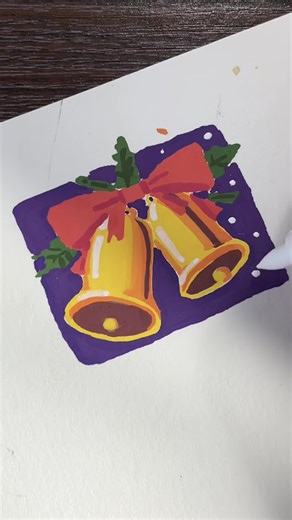 Cómo dibujar una campana navideña en un minuto