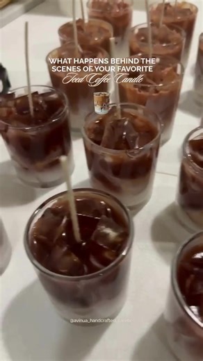 Creating Iced Coffee Candles: Behind the Scenes