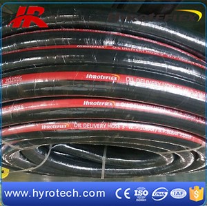 [Hot Item] Industrial Flexible High Pressure Steel Wire Hydraulic Rubber Fuel Oil Hose Fitting Couplings Factory