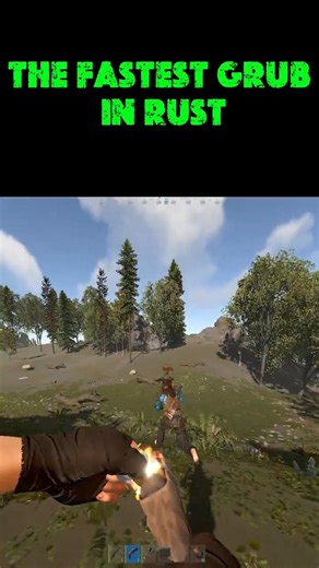 THE FASTEST GRUB IN RUST #rust #shorts