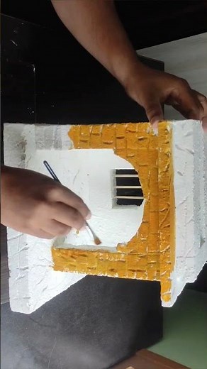 How to Make Christmas Crib With Cardboard/thermocol Crib :: Nativity Scene :: Simple&Easycrafts #diy