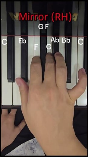 Lil Wayne - Mirror Piano(RH) Easy Tutorial #pianoshorts #easypianotutorial #lilwayne #popsongcover