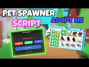 [🥚SPAWNER] ADOPT ME *BEST* PET SPAWNER SCRIPT | ROBLOX MOBILE | 🧊 EQUIPABLE AND TRADABLE