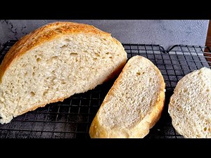 No Knead Bread Recipe | 4 Ingredients One Bowl Bread