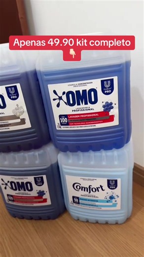 Mega KIT sabão 7L homo profissional — kit completo R$49,90