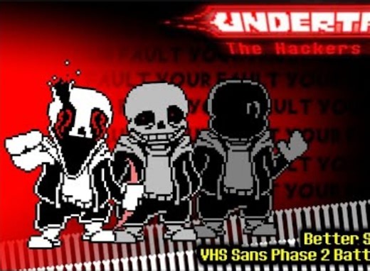 【Undertale动画/授权代发/中字】黑客结局 (VHS Sans) | Phase 2（BY：Corey Animations）
